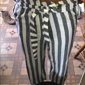 Boho flowly striped pants